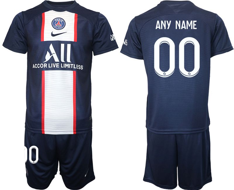 Men 2022-2023 Club Paris St German home blue customized Soccer Jersey->paris st german jersey->Soccer Club Jersey